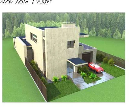 Большой двухэтажный дом под ключ 416,6 м²: архитектурный вид 1
