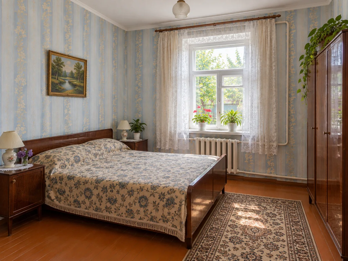 Спальня дома в Киреевке